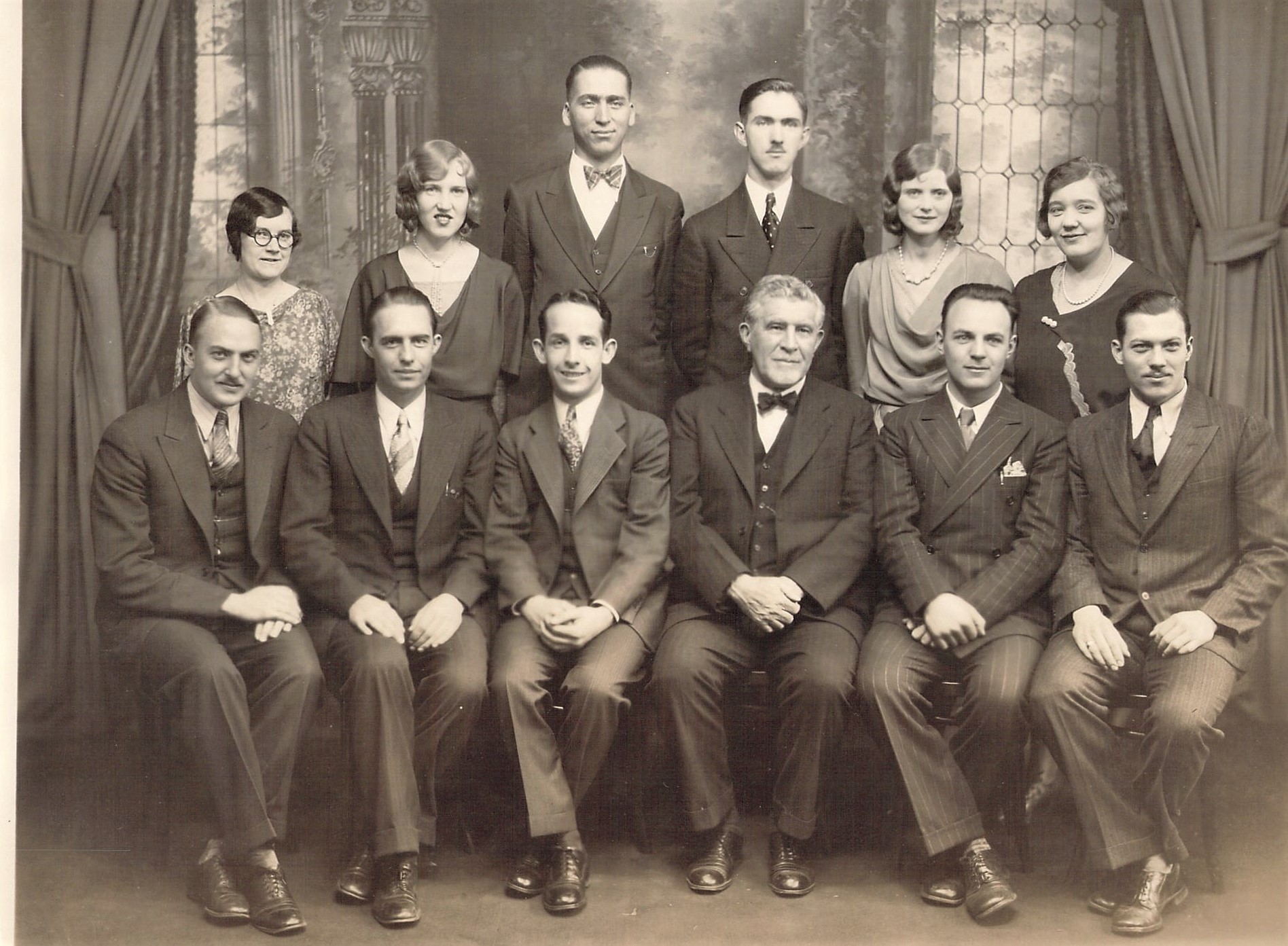 Eastern States missionaries and mission president,  1930